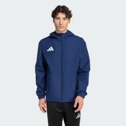 Kurtka Entrada26 All Weather. Białe kurtki męskie Adidas, bez wzorów, sportowe, bez kaptura. Za 259.00 zł.