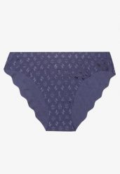 Niebieskie Bezszwowe Majtki Figi w Geometryczny Wzór Vivalisa. Niebieskie majtki damskie Born2be. Za 4.99 zł.