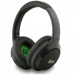 Słuchawki nauszne Lacoste Petit Pique ANC Bluetooth czarny. Czarne słuchawki bezprzewodowe Lacoste. Za 285.89 zł.