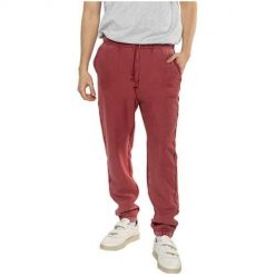 Spodnie sportowe męskie Champion Elastic Cuff. Czerwone spodnie sportowe męskie Champion, m, bez wzorów, z dresówki. Za 251.00 zł.