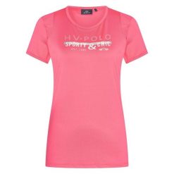 Damska koszulka do jazdy konnej HV Polo Ariel. Czerwone bluzki damskie HV POLO, bez wzorów, sportowe, bez kołnierzyka, bez ramiączek. Za 272.00 zł.