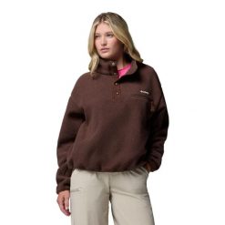 Damska bluza Columbia Helvetia II Cropped 2092231258. Brązowe bluzy damskie Columbia, m, bez wzorów, bez ramiączek, bez kaptura. Za 368.91 zł.