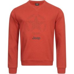 Jeep Męska Bawełniana Bluza z Okrągłym Dekoltem i Motywem Gwiazdy. Bluzy męskie Jeep, m, bez wzorów, z bawełny, casualowe, bez ramiączek, bez kaptura. Za 207.99 zł.