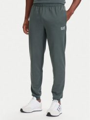 EA7 Emporio Armani Spodnie dresowe 8NPP66 PJVRZ U8085 Szary Regular Fit. Szare spodnie sportowe męskie EA7 Emporio Armani, m, bez wzorów, z bawełny. Za 399.99 zł.