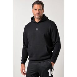 Męska Bluza z kapturem fitness kaptur kieszeń kangurka nadruk na plecach. Czarne bluzy męskie JAY-PI, m, bez wzorów, z bawełny, casualowe, bez ramiączek, z kapturem. Za 349.99 zł.
