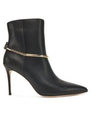 Marciano Guess Botki 5BGZ44 7324A Czarny. Czarne botki damskie Marciano Guess, z aplikacjami, ze skóry, bez obcasa, na szpilce, bez zapięcia. Za 1,319.00 zł.
