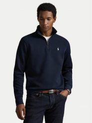 Polo Ralph Lauren Sweter 710P06234002 Granatowy Regular Fit. Niebieskie swetry męskie Polo Ralph Lauren, m, bez wzorów, z bawełny, bez kołnierzyka, bez ramiączek. Za 818.99 zł.