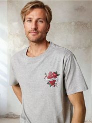 Piżama dwuczęściowa - szary. Szare piżamy męskie Sinsay, l, bez wzorów, z bawełny, bez kołnierzyka, bez ramiączek, krótkie. W wyprzedaży za 17.99 zł.