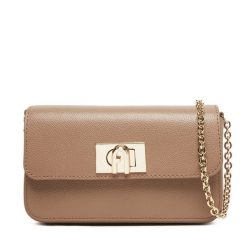 Torebka Furla. Brązowe torebki do ręki damskie Furla, bez wzorów, bez dodatków. Za 1,109.00 zł.