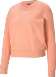 Puma Bluza damska Puma Modern Basics Crew morelowa 585932 26 L. Pomarańczowe bluzy damskie Puma, l, bez wzorów, bez ramiączek, bez kaptura. Za 173.12 zł.