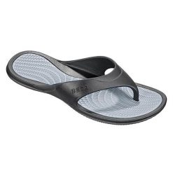 Klapki męskie Beco czarno-szare. Niebieskie klapki męskie 47 Brand, bez wzorów, z materiału, bez zapięcia. Za 193.99 zł.