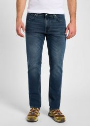LEE DAREN ZIP FLY MĘSKIE SPODNIE JEANSOWE JEANSY DŻINSY HOLLAND BLUE 112355807 L707008586. Niebieskie jeansy męskie Lee, z jeansu. Za 219.99 zł.