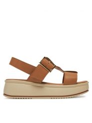 Lasocki Sandały ARC-4883-17 Brązowy. Brązowe sandały damskie Lasocki, bez wzorów, ze skóry, bez obcasa, na koturnie, bez zapięcia. Za 135.99 zł.