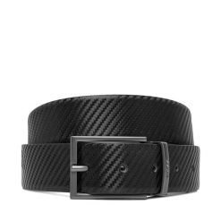 Pasek Męski BOSS. Czarne paski męskie Boss. Za 379.99 zł.