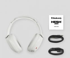 Słuchawki Skullcandy Hesh 360 wireless headphones, white. Białe słuchawki bezprzewodowe Skullcandy. Za 371.84 zł.