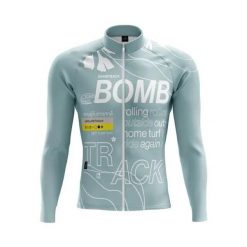 Dżersej z długim rękawem Bombtrack Unity. Niebieskie bluzy męskie BOMBTRACK, bez wzorów, z dżerseju, sportowe, bez ramiączek, bez kaptura. W wyprzedaży za 319.60 zł.