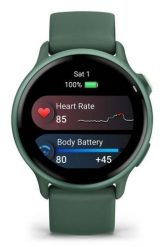 Garmin vívoactive 6 3,05 cm (1.2") AMOLED 42 mm Cyfrowy 390 x 390 px Ekran dotykowy Zielony Wi-Fi GPS. Zielone, cyfrowe zegarki sportowe Garmin, bez wzorów. Za 1,345.99 zł.