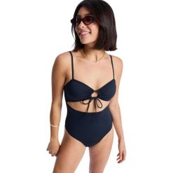 Strój kąpielowy jednoczęściowy damski ROXY Beach Classics Fashion. Czarne stroje kąpielowe damskie Roxy, xs, bez wzorów, z elastanu. Za 229.99 zł.