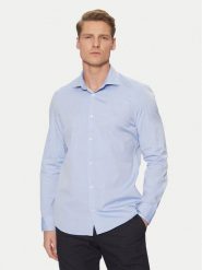 Marc O'Polo Koszula B21750442256 Błękitny Regular Fit. Niebieskie koszule męskie Marc O'Polo, m, bez wzorów, z bawełny, bez kołnierzyka, bez ramiączek. Za 219.99 zł.