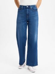 Tommy Jeans Dżinsy - Claire High Wide Kobiety Bawełna niebieski, 27-32. Niebieskie jeansy damskie Tommy Jeans, bez wzorów, z bawełny, retro. Za 329.95 zł.