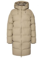 Rains Płaszcz zimowy Unisex 15130 Beżowy Regular Fit. Brązowe płaszcze męskie Rains, na zimę, m, bez wzorów, z syntetyku, bez kołnierzyka, bez kaptura. Za 1,759.00 zł.