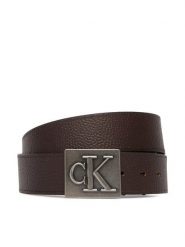 Calvin Klein Pasek Męski LV04D7111G Brązowy ciemny. Brązowe paski męskie Calvin Klein, ze skóry. Za 289.99 zł.