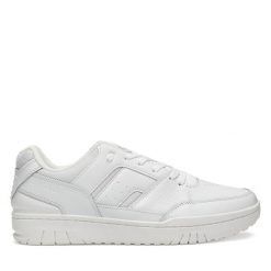 Buty do koszykówki SHAQ. Białe buty sportowe męskie Shaq, bez wzorów, bez zapięcia, do koszykówki. Za 229.99 zł.