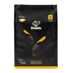Ochraniacze Zapobiegające Zgnieceniom Crep. Czarne buty zimowe męskie Crep Protect, bez wzorów, bez obcasa, bez zapięcia. Za 54.99 zł.