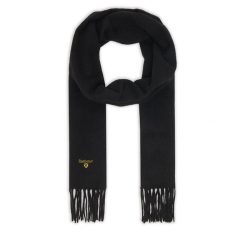 Szalik Barbour. Czarne szaliki męskie Barbour, bez wzorów. Za 219.99 zł.
