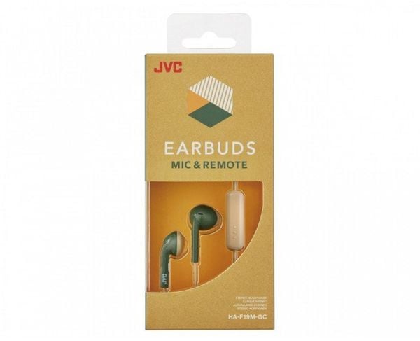 Jvc Słuchawki HA-F19M zielone. Zielone słuchawki douszne Jvc. Za 60.39 zł.
