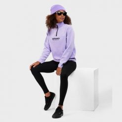 Bluza z grubego polaru do sportów zimowych damska Aurora-W. Niebieskie bluzy damskie SIROKO, na zimę, l, bez wzorów, z elastanu, sportowe, bez ramiączek, bez kaptura. Za 127.00 zł.