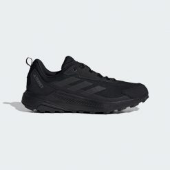 Buty trekkingowe adidas Terrex Anylander. Czarne obuwie trekkingowe damskie Adidas, z materiału, bez zapięcia. Za 329.00 zł.