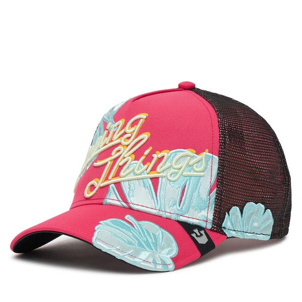 Czapka z daszkiem Goorin Bros. Czerwone czapki damskie Goorin Bros, bez wzorów. Za 129.99 zł.