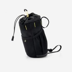 Torba na bidon do bikepackingu Riverside ADVT 900 Food Pouch 1,2 l. Czarne torebki do ręki damskie ROCKRIDER, bez wzorów, z materiału, bez dodatków. Za 129.99 zł.