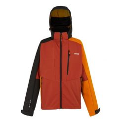 Męska Kurtka Soft Shell Hewitts X Colour Block. Czarne kurtki męskie Regatta, m, bez wzorów, sportowe, bez kaptura. Za 188.99 zł.