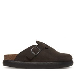 Klapki Scholl. Szare klapki damskie Scholl, bez wzorów, bez obcasa, bez zapięcia. Za 279.99 zł.
