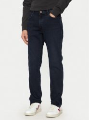 Wrangler Jeansy River 112356837 Granatowy Tapered Fit. Niebieskie jeansy męskie Wrangler, z bawełny. Za 259.99 zł.