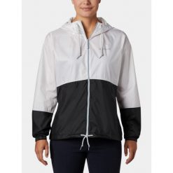 Kurtka wiatrówka damska Columbia Flash Forward II Windbreaker. Białe kurtki sportowe damskie Columbia, s, bez wzorów, z softshellu, bez ramiączek, bez kaptura, trekkingowe. Za 210.60 zł.