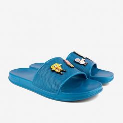 Klapki męskie Coqui. Niebieskie klapki męskie Coqui, bez wzorów, bez zapięcia. Za 116.99 zł.