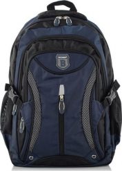 Bag Street Plecak do Pracy Męski 20L Granatowy 67N. Niebieskie plecaki męskie Bag Street, bez wzorów, biznesowe. Za 119.90 zł.