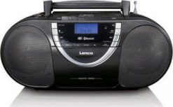 Radioodtwarzacz Lenco Lenco DAB+-Radio/Boombox SCD-6900, kaseta, odtwarzacz CD/MP3, FM, DAB+, czarny. Czarne radia LENCO. Za 574.04 zł.