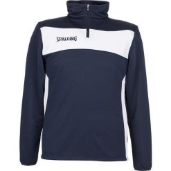 Bluza rozpinana 1/4 Spalding Evolution II. Białe bluzy męskie SPALDING, bez wzorów, sportowe, bez ramiączek, bez kaptura. Za 264.50 zł.
