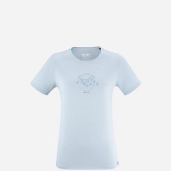 Koszulka damska z krótkim rękawem Millet Ubic Light Ts Ss W active Fit. Niebieskie bluzki damskie Millet, s, bez wzorów, z meshu, sportowe, bez kołnierzyka, bez ramiączek. W wyprzedaży za 109.00 zł.