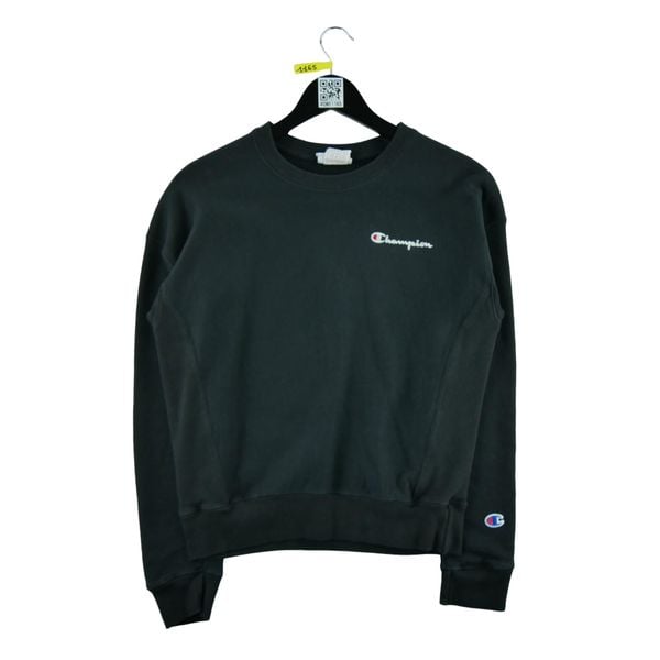 Champion Bluza damska czarna. Czarne bluzy damskie Champion, l, bez wzorów, sportowe, bez ramiączek, bez kaptura. Za 68.12 zł.