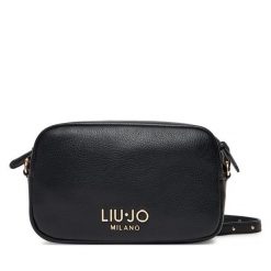 Torebka Liu Jo. Czarne listonoszki damskie Liu Jo, bez wzorów, bez dodatków. Za 389.99 zł.