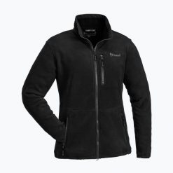 Bluza trekkingowa damska Pinewood Finnveden Fleece. Czarne bluzy damskie Pinewood, xs, bez wzorów, z materiału, bez ramiączek, bez kaptura. Za 299.99 zł.