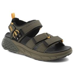 Zielone Sandały Jeep Modne Obuwie Męskie. Zielone sandały męskie Jeep, bez wzorów, eleganckie, bez zapięcia. Za 289.00 zł.