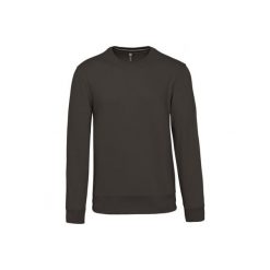 Bluza z okrągłym dekoltem Kariban. Szare bluzy męskie KARIBAN, m, bez wzorów, eleganckie, bez ramiączek, bez kaptura. Za 168.50 zł.