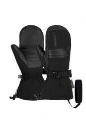 Rękawiczki narciarskie Reusch unisex. Czarne rękawiczki męskie Reusch, na zimę, bez wzorów, z materiału. Za 436.35 zł.