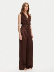 Marciano Guess Kombinezon 5YGD24 7350A Brązowy Regular Fit. Brązowe sukienki damskie Marciano Guess, z aplikacjami, z wiskozy, bez kołnierzyka, bez ramiączek. Za 659.00 zł.